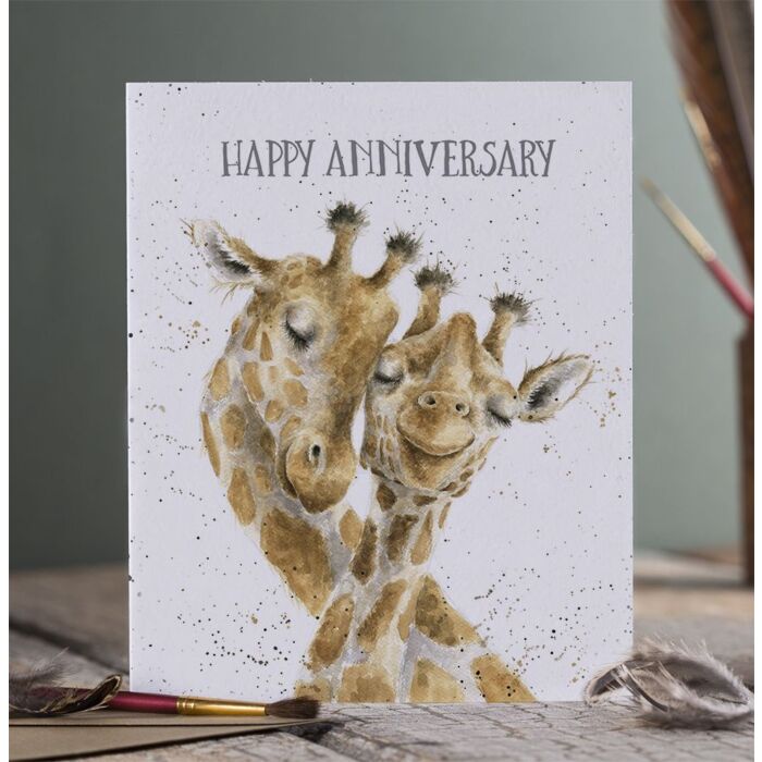 Wrendale Designs "Be-Long Together" Giraffe Anniversary Card